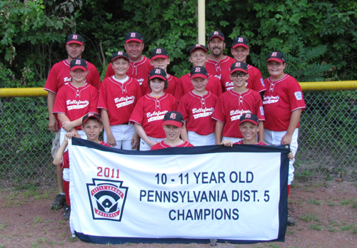 2011 District 5 11u Champions